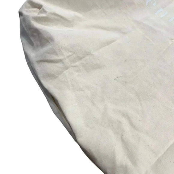 Jenni Kayne Neutral Beige Large Canvas Tote Bag - Picture 5 of 5